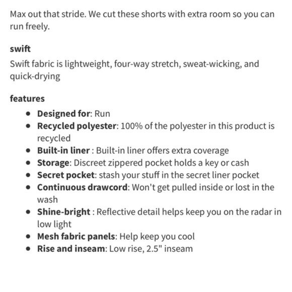 Lululemon Hotty Hot Shorts Blue Linen Nwt 12 - Picture 9 of 9